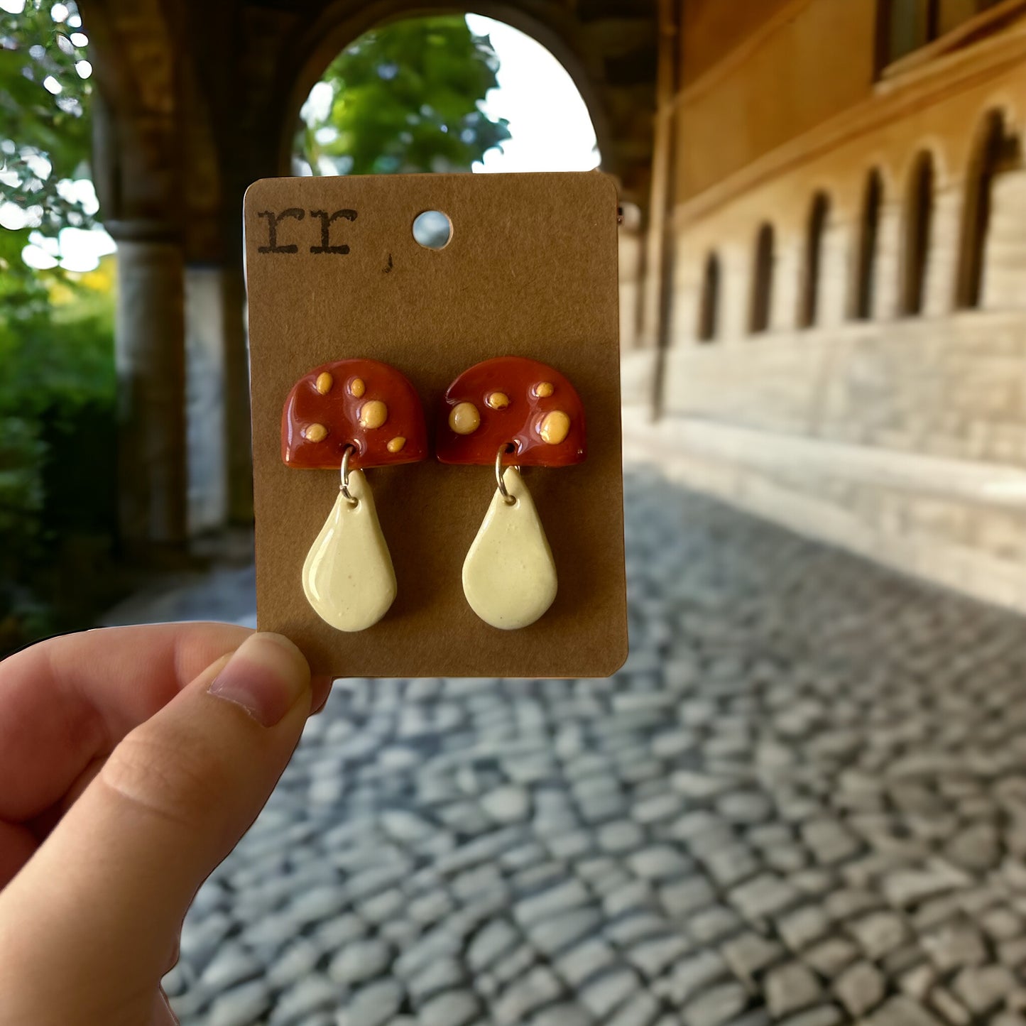 Mushroom Earrings