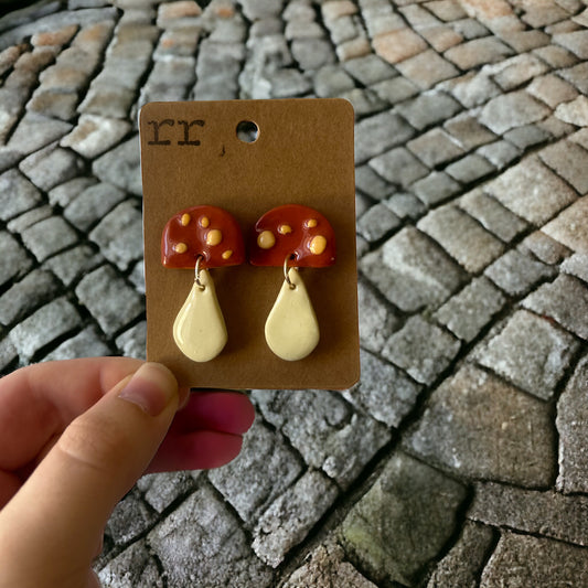 Mushroom Earrings