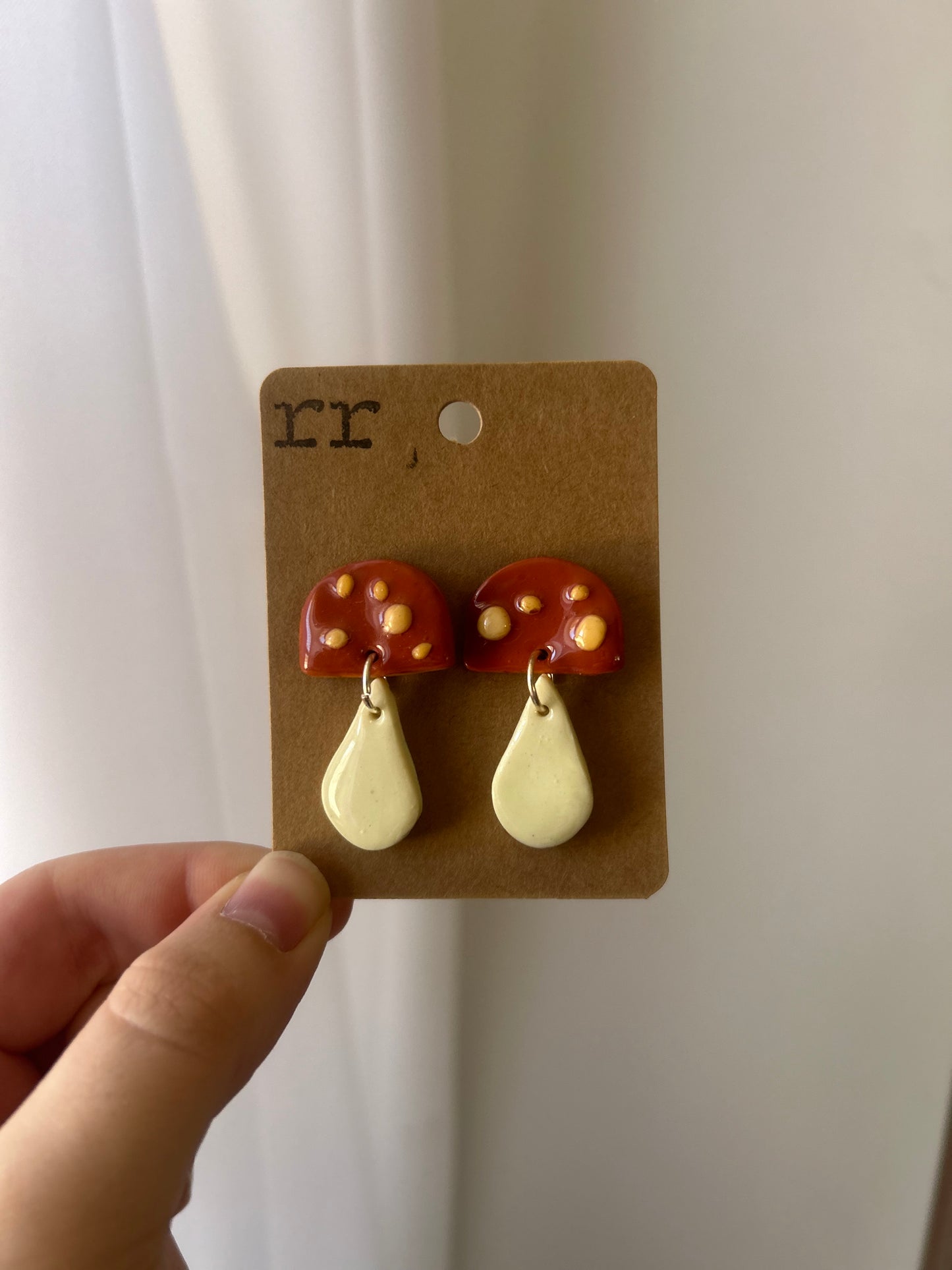 Mushroom Earrings