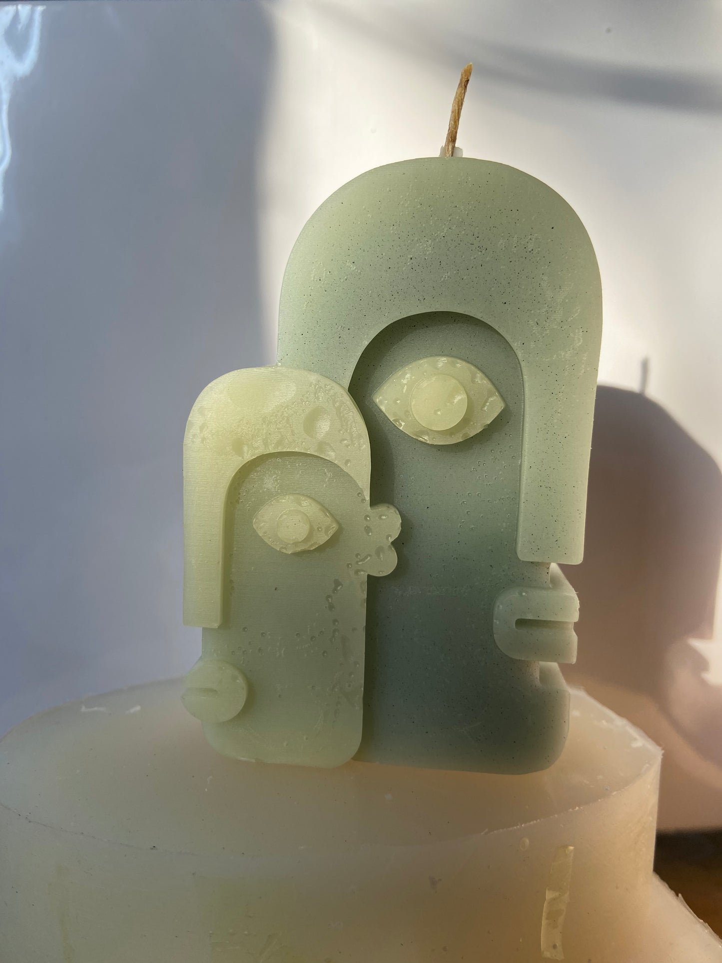 Two Faced Beeswax Candle