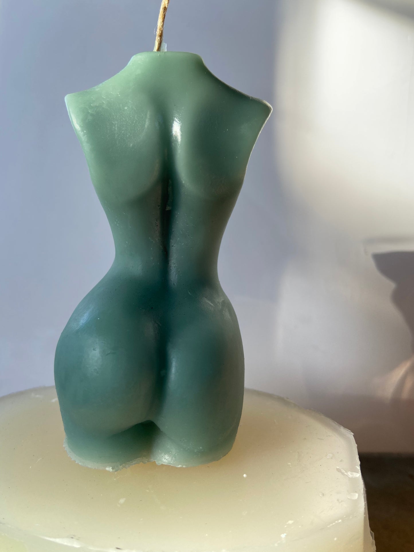 Pregnant Goddess Beeswax Candle