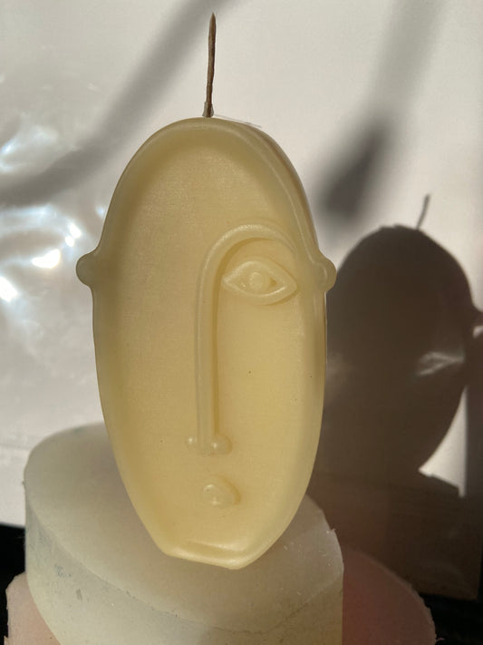 Slim Split Face Beeswax Candle