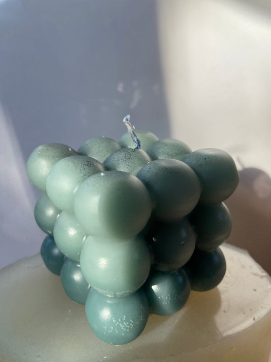 Bubble Beeswax Candle